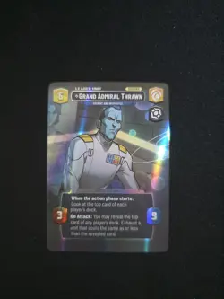 Star War's Unlimited Showcase Card Grand Admiral Thrawn - Image 1