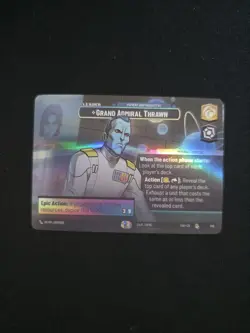 Star War's Unlimited Showcase Card Grand Admiral Thrawn - Image 2