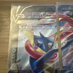 (Set of 4) Greninja V-Union Promo Cards | SWSH155 - SWSH158 Pokemon - Near Mint - Image 2