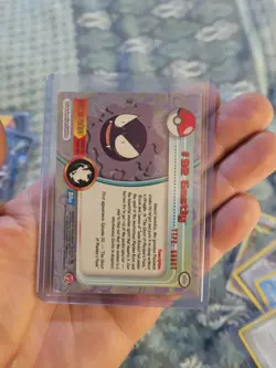 Gastly #92 Topps 2000 Pokemon TV Animation Series 2 Blue Logo Card - Image 2
