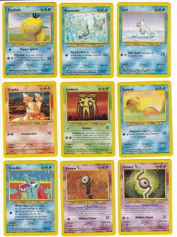 Pokemon Neo Destiny COMPLETE SET Common Vintage WOTC 33 Card Lot MP-NM - Image 4