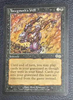 Yawgmoth's Will Urza's Saga Regular MTG LP Magic Card - Image 1