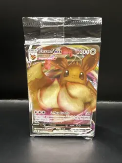 Pokemon Sealed Eevee VMAX SWSH087 SWSH: Sword & Shield Promo Cards Holo - Image 1