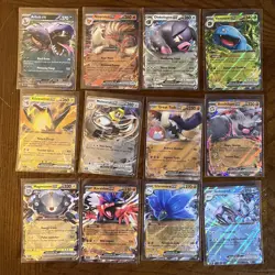 Mixed Lot of 151+ Pokemon Cards | SWSH - SV Sets, EX and V Rarity English Only - Image 2