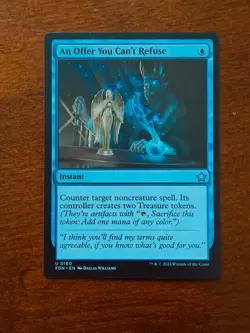 An Offer You Can't Refuse NM Foundations Uncommon Magic The Gathering Cards MTG - Image 1