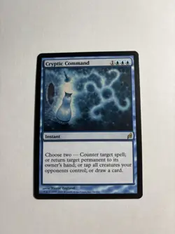 Moderatly Played, English - 1 x MTG Cryptic Command Lorwyn - Image 1