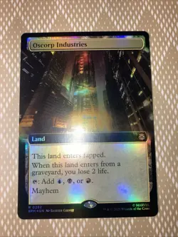 Magic The Gathering Spider-man Oscorp Industries Extended Foil Pair - Image 2