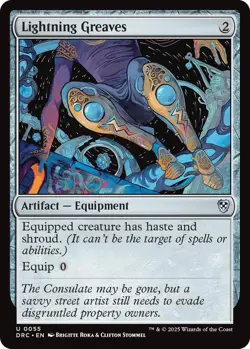 MTG Aetherdrift Commander - Lightning Greaves - Image 1