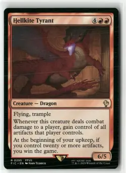 Hellkite Tyrant 295 NM MTG FINAL FANTASY Commander Magic - Image 1