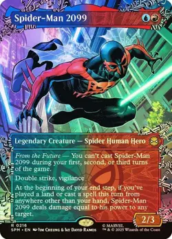 Spider-Man 2099 Foil Showcase Marvel's Spider-Man NM MTG - Image 1