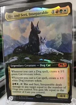 Magic The Gathering Rin and Seri, Inseparable Core Set 2021 BAB Near Mint - Image 3