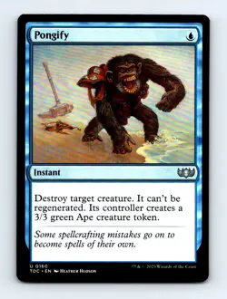 #160 2025 Tarkir: Dragonstorm Commander TDC Pongify Uncommon - Image 1