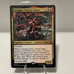 Carnage, Crimson Chaos - MTG - Marvel Spider Man, Regular Non-Foil - Image 1