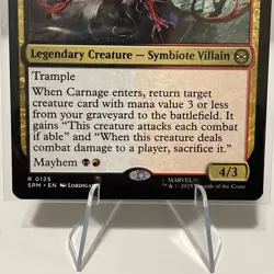 Carnage, Crimson Chaos - MTG - Marvel Spider Man, Regular Non-Foil - Image 3