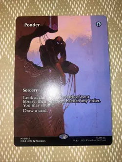 Ponder (Borderless) - Marvel's Spiderman (MAR) - MTG - Image 1