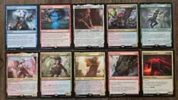 MTG Magic the Gathering Collection Lot 100 Rares/Mythics w/ 10 Foils NM #104 - Image 2
