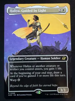 Haliya, Guided by Light (Borderless) Edge of Eternities Regular - Image 1