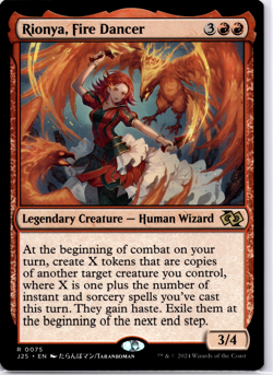 Rionya, Fire Dancer (Anime) Foundations Jumpstart Regular - Image 1