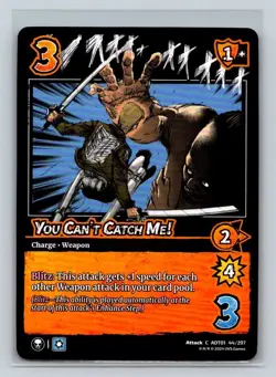 You Can't Cath Me! - Attack on Titan: Battle for Humanity AOT1 Trading Card - Image 1