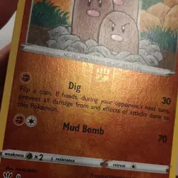 Dugtrio 085/189 Foil Darkness Ablaze Card Near Mint Single Pokemon Trading Card - Image 2