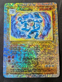 Pokemon Machamp Legendary Collection Reverse Holo Holo Rare Card 15/110 -Damaged - Image 1
