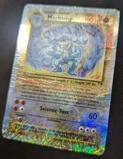 Pokemon Machamp Legendary Collection Reverse Holo Holo Rare Card 15/110 -Damaged - Image 5