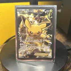 Pikachu EX XY124 Black Star Promo 2016 Holo Pokemon Card TCG - Image 1