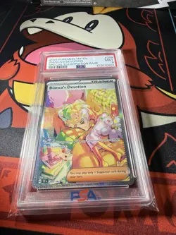 PSA 9 Bianca's Devotion 209/162 Temporal Forces SIR Illustration Pokemon Card - Image 3