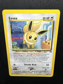 Eevee 38/75 Neo Discovery Regular 2001 Pokemon Card LP - Image 2