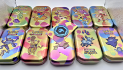 Pokemon 151 Mini Tin Empty Case with Art Card Coin Bonus Holo Collectible - Image 3