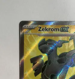 Pokemon Zekrom EX 158/086 Black Bolt Full Art English Card NM/Mint Condition - Image 3