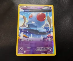 Tentacool (Alpha) 71/160 Primal Clash Reverse Holo Pokemon Card NM - Image 1