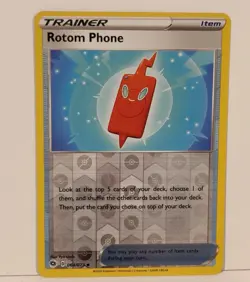 Rotom Phone Pokemon Trading Card Single 064/073 Champions Path Reverse HoloCG - Image 1