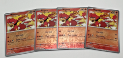 Magmar Reverse Holo 126/165 x4 4x Pokemon Card 2023 Scarlet & Violet 151 Playset - Image 1