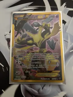 Alakazam EX Fates Collide 125/124 Full Art Holo Secret Rare Pokemon TCG Card - Image 3