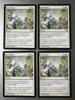 4x Soul Nova (NM) Mirrodin Uncommon MRD Magic the Gathering MTG Playset - Image 1