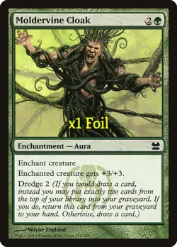 MTG Foil Modern Masters MMA Moldervine Cloak MINT - Image 1