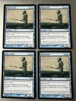 4x Slith Strider (NM) Mirrodin Uncommon MRD Magic the Gathering MTG Playset - Image 1