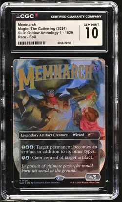MEMNARCH Secret Lair Foil Outlaw CGC 10 Gem Mint MTG [Nostalgium] - Image 1
