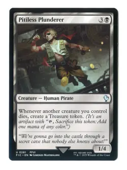Pitiless Plunderer #0281 NM Final Fantasy FIN FIC MTG Magic The Gathering - Image 1