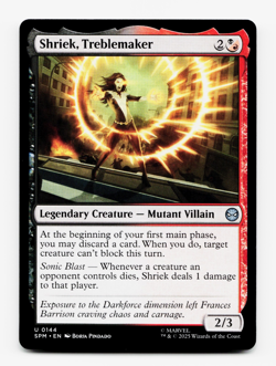 Shriek, Treblemaker [Marvel's Spider-Man] MTG Magic NM/M 💀🔥 - Image 1