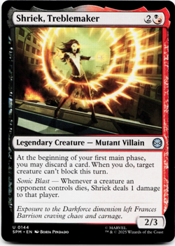 Shriek, Treblemaker [Marvel's Spider-Man] MTG Magic NM/M 💀🔥 - Image 3