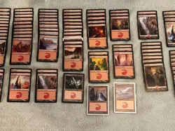 MTG Magic The Gathering Mixed Sets Mountain Magic Basic Land Cards 84 total - Image 4