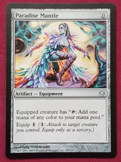 Magic The Gathering FIFTH DAWN PARADISE MANTLE artifact card MTG - Image 1