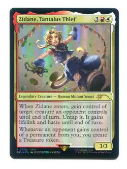 Zidane, Tantalus Thief WPN & Gateway Promo FOIL #0005 NM Final Fantasy MTG FIN - Image 1
