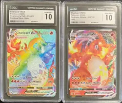 SEQUENTIAL CGC 10 CHARIZARD VMAX 074 CHAMPION S PATH 020 DARKNESS ABLAZE POKEMON - Image 1