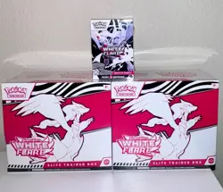 Pokemon White Flare Elite Trainer Box x2 and Booster Bundle x1 Lot Sealed ✅ - Image 1
