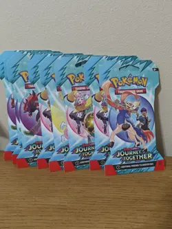 Pokemon TCG - Journey Together x9 -Sleeved Booster Packs - New/Factory Sealed - Image 1