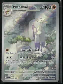 Mienshao 200/182 - Pokemon TCG Paradox Rift 2023 NM - Image 1