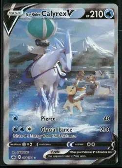 Ice Rider Calyrex V 164/198 - Pokemon TCG Chilling Reign 2021 - Image 1